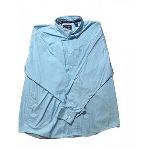 Wrangler George Strait Collection Men’s XXL Light Blue Long Sleeve Button Shirt
